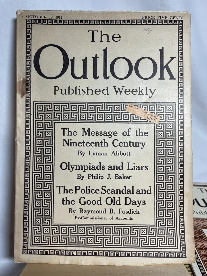 1912 - Weekly Political Magazine "The Outlook" - 3 Issues - Image 3 of 4
