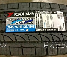 2 New Lt 245 75 16 Lre 10 Ply Yokohama Geolandar Ht G056 Tires