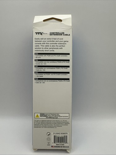 NEW Extension Cables for Playstation 1 & 2 Controller "6FT" - Picture 2 of 5