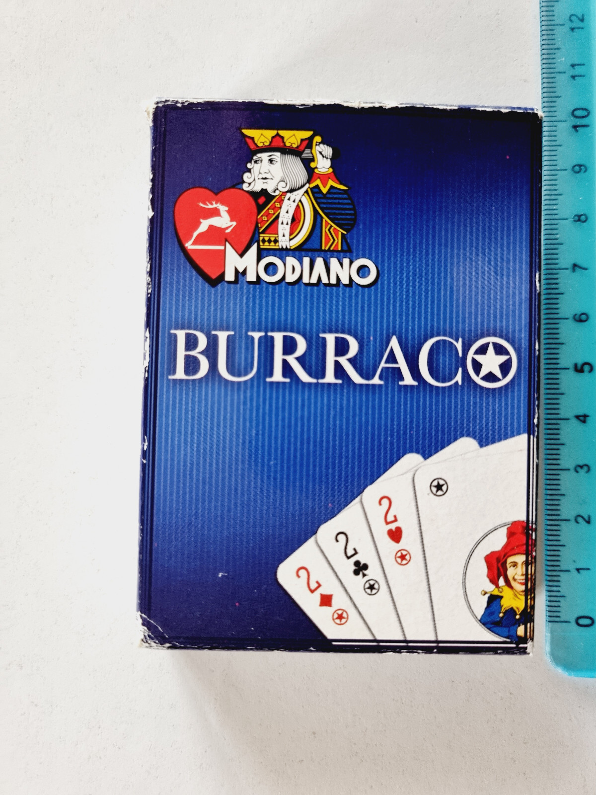 Modiano Burraco Set 3 Mazzi Di Carte In Cartoncino Duplex &ndash; Blu, Rosso E Verde &ndash; Per 6 Giocatori, Con Istruzioni, Segnapunti E Matita, Made In Italy