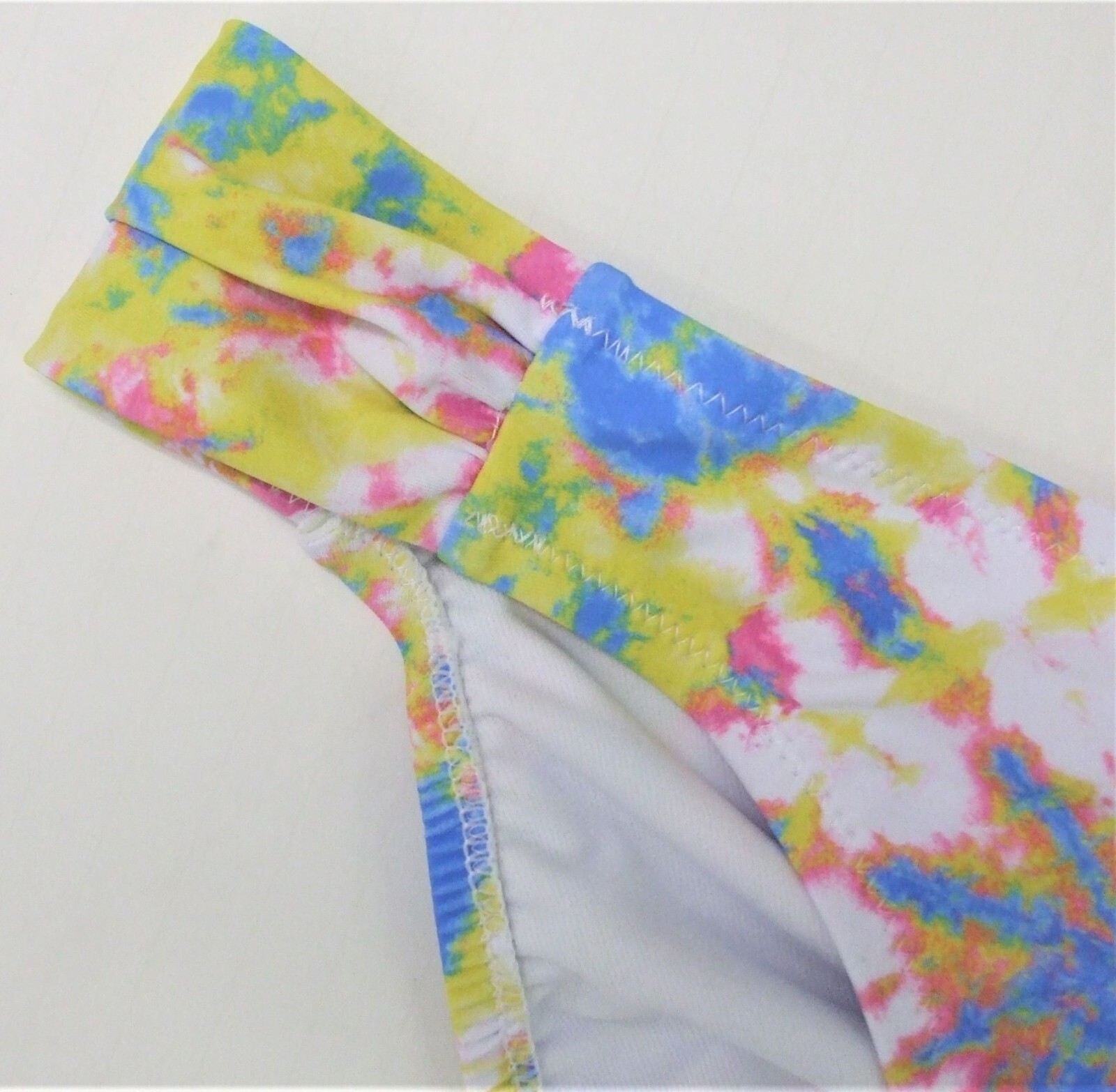 Jessica Simpson TieDyed SideShirred Hipster Spritz Multi Size