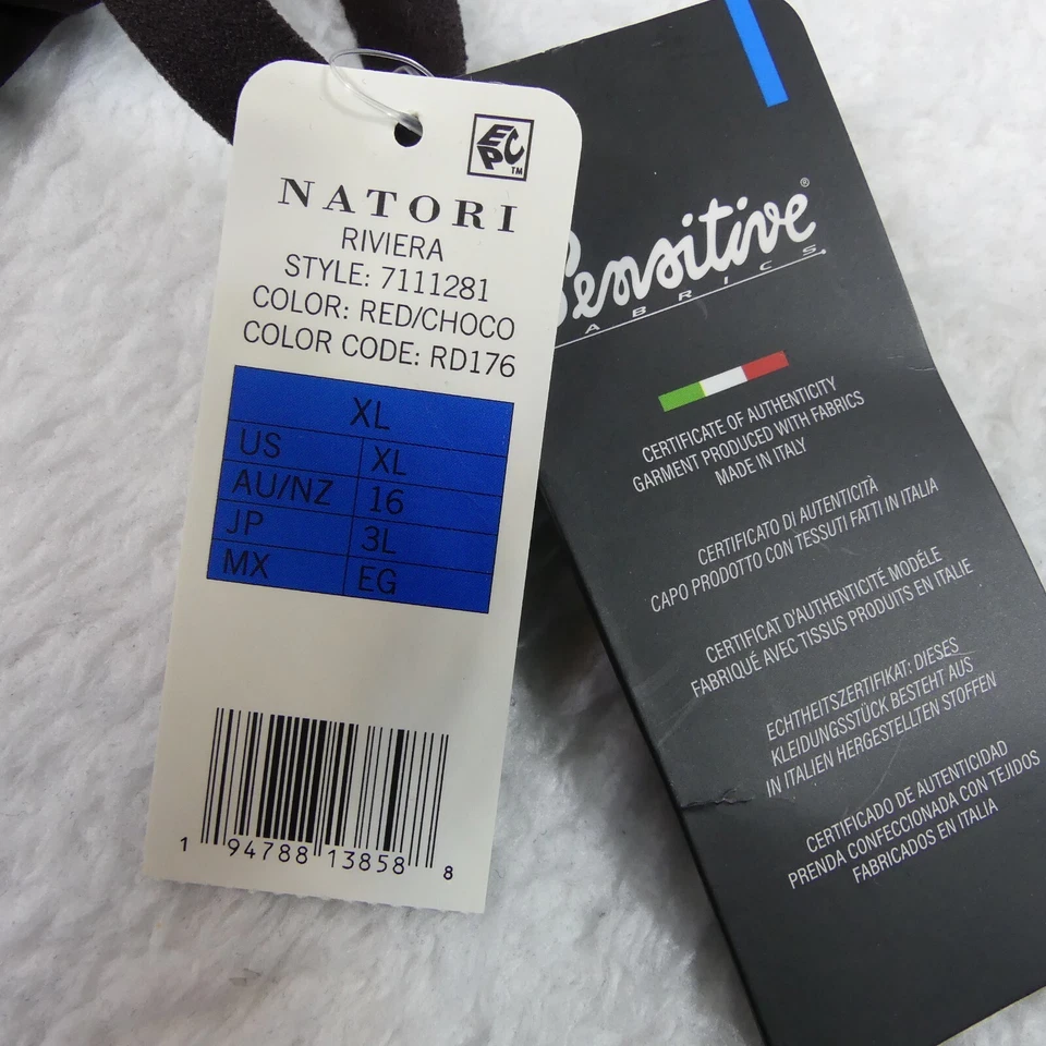 Traje de baño Natori para mujer extra grande marrón rojo reversible de una pieza Riviera Foto 4 de 4