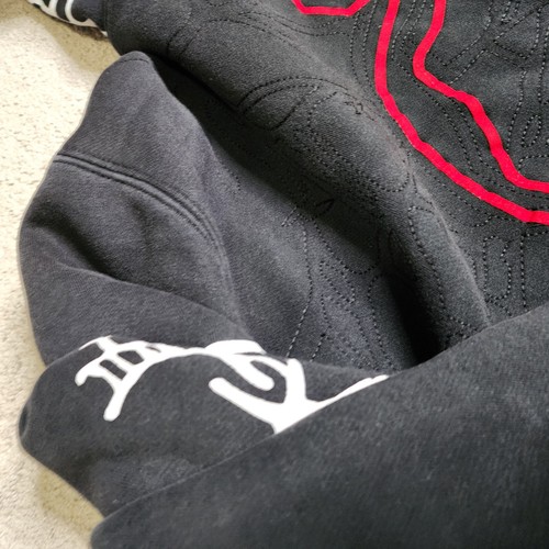 Rare Pepe Jeans Full Zip Hoodie XL Reversible Satin HTF VTG Double Face Heavy - Picture 18 of 20