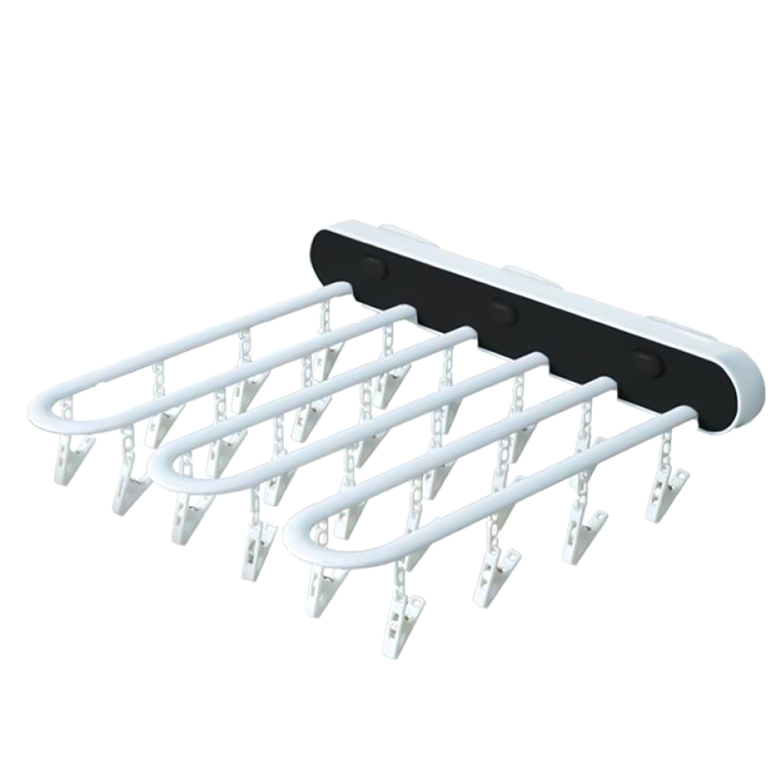 Underwear Drying Hanger Space Saving Elasticity Detachable Clips Drip Hanger Abs