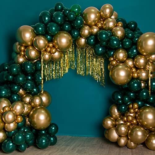 129pcs Metallic Gold Balloon Set, 18-12-10-5 Inch Latex Garland Arch Kit for Par - Picture 10 of 12