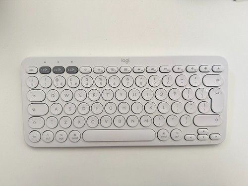 logitech k380 multi-device bluetooth keyboard - white