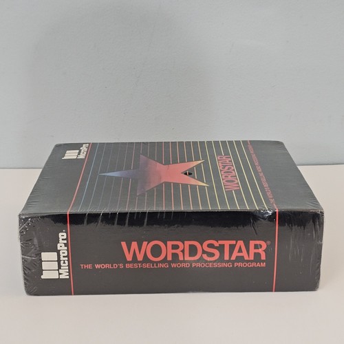 RARE Vintage Software WORDSTAR - MicroPro / NEW OLD STOCK Sealed Box / DOS / CPM - Picture 6 of 7