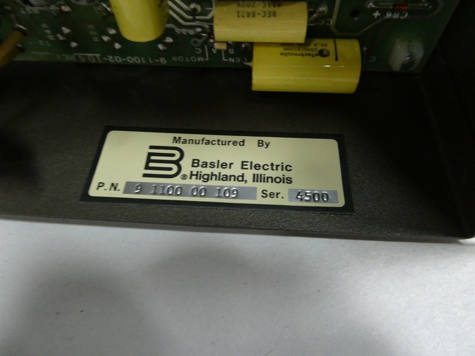 Basler Electric SCP 250G60 Var/power Factor Controller Module eBay