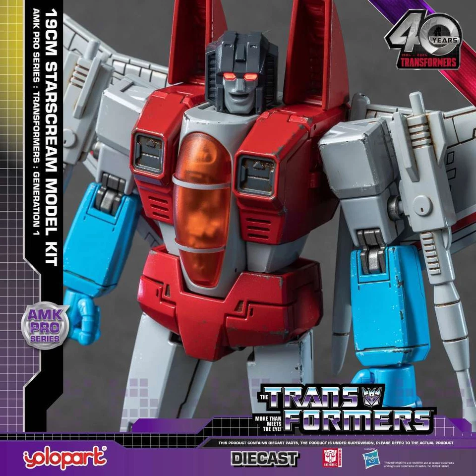 transformers g1 amk pro starscream mk - figuras de acción detalladas por yolo... - Imagen 3 de 4