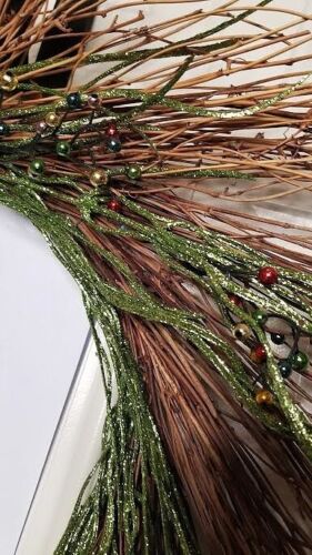 New Holiday/Easter Seasonal Pip Twig Wreath 22" - Picture 6 of 7