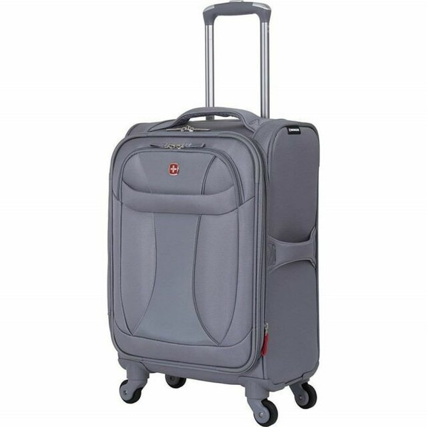 Wenger SwissGear Lightweight Expandable 24 Spinner Suitcase Luggage Grey for sale online eBay