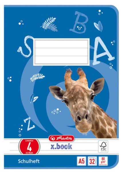 herlitz Schulheft X.Book, DIN A5, Lineatur 4 / Liniert-image