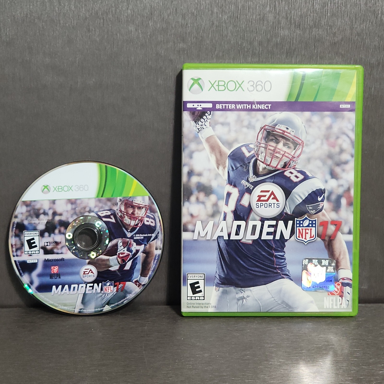 Madden NFL 17 Xbox 360 Juego Gronk Cubierta