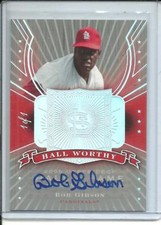 BOB GIBSON Autograph 1/1 2005 UD HOF Hall Worthy Auto 1/1 Cardinals