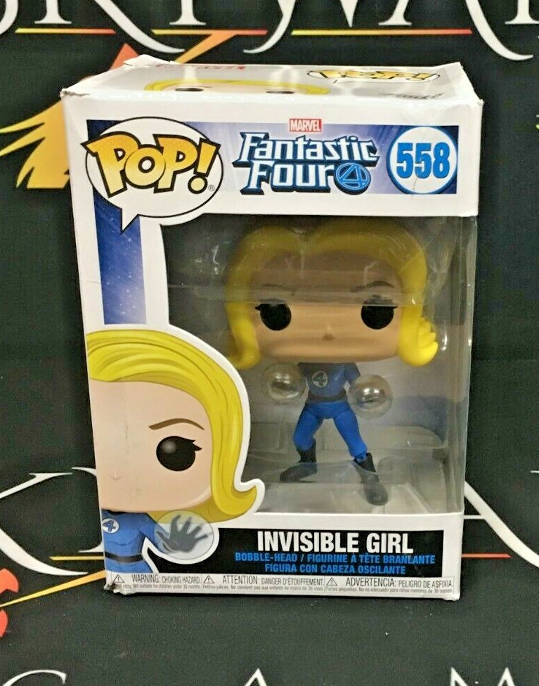 Invisible Girl - 558 Fantastic Four 4 (Funko Pop!) Figura De Vinilo - Caja Dañada