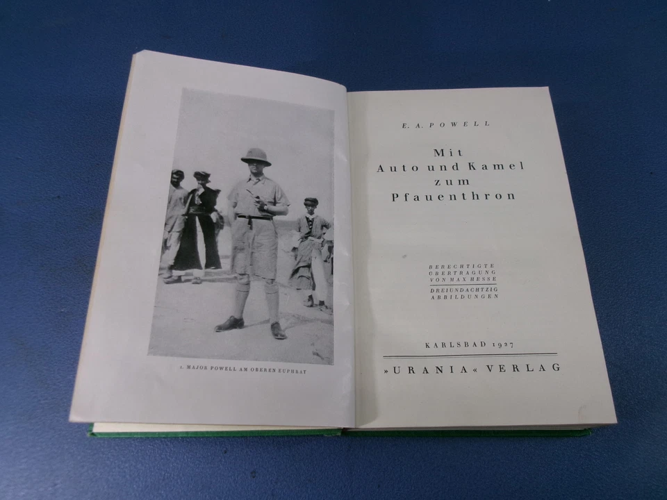 Mit Auto und Kamel zum Pfauenthron von E. A. Powell - 259 Seiten ma0810118 - Bild 2 von 4