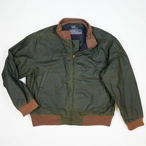 oilskin bomber jacket