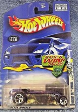 2002 Hot Wheels #48 First Editions 36/42 ROCKET OIL SPECIAL Purple w/Chrome 5 Sp