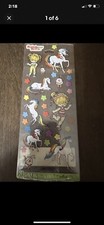 Rainbow Brite stickers nos hallmark Stickeroni 1 Sheet Clear Starlite Sprites