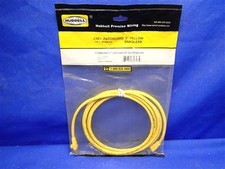 HUBBELL C5E PATCHCORD 7' YELLOW SNAGLESS CAT PCX5EY07 NEW w/FACTORY SEALED BAG
