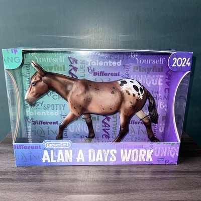 Breyer ALAN A DAYS WORK #10081 Breyerfest 2024 Limited Edition Mule New in Box!