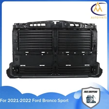 Radiator Support Grill Air Shutter Black For 2021-22 Ford Bronco Sport W/O Motor