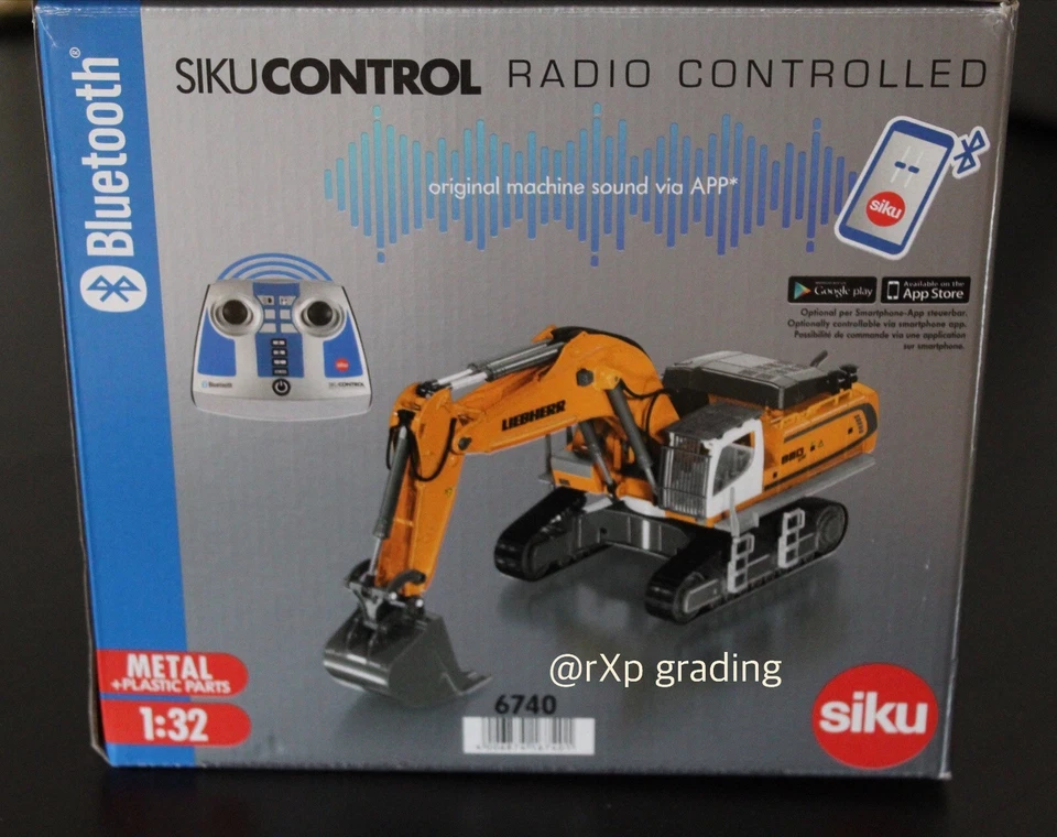 🔥NEU Siku 6740 Liebherr R980 SME Raupenbagger & RC Fernbedienung 🔥NEU UVP 299€ - Bild 2 von 4