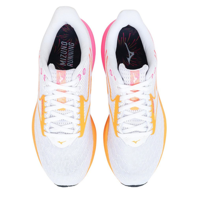 Mizuno Wave Rider 29 Running White Orange J1GC259302 Men's Size | eBay