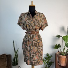 Vintage Silk Skirt Set, 90s Floral Two Piece Matching Set Rena Rowan