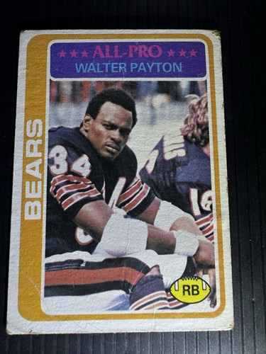Walter Payton #200 1978 Topps card