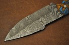 Custom Handmade Damascus knife With Awesome Resin Handle With Sheath 120 — photo 6