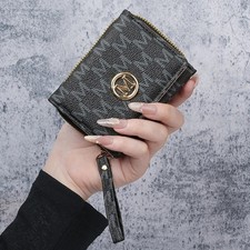Blocking Purse Credit Card Wallet Zip Ladies Soft Leather Clutch Small Rfid New