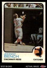 1973 Topps #380 Johnny Bench Reds HOF 6 - EX/MT