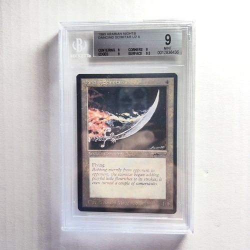 MTG Arabian Dancing Scimitar BGS 9 Quad+ Mint (9.5 surface)  1993