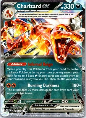 Charizard ex - Double Rare SV03: Obsidian Flames 125/197 NM