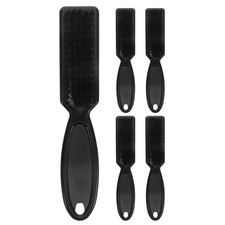 5pcs Long Handle Beard Brush: Comfortable Beard Grooming Shaving Comb - Facial
