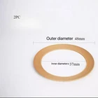 2PC Piston Ring For Oilfree Air Compressor Spare Parts Customization