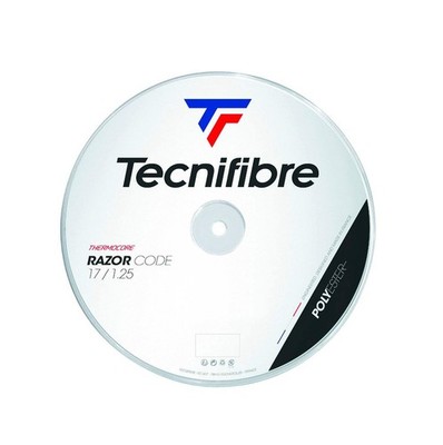 Tecnifibre Razor Code 1,25 mm Tennissaite 200 m Rolle Schwarz