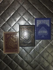 Bicycle Verbena | Euchre |Cypher Playing Cards Lot Of 3