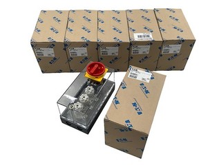 6x EATON Type: CI D Kleingehäuse 038553 Isolierstoffgehäuse