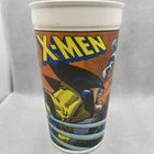 Vintage Hardees 1995 X-Men Plastic Cup Marvel Comics 7" Coca-Cola