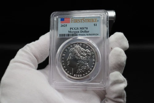 2025 Morgan Silver Dollar $1 PCGS MS70  First Strike