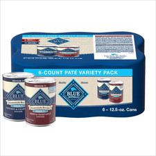 Homestyle Senior Beef and Chicken Wet Dog Food Variety 6 Pack, 12.5 Oz Cans 5.68 per gallon