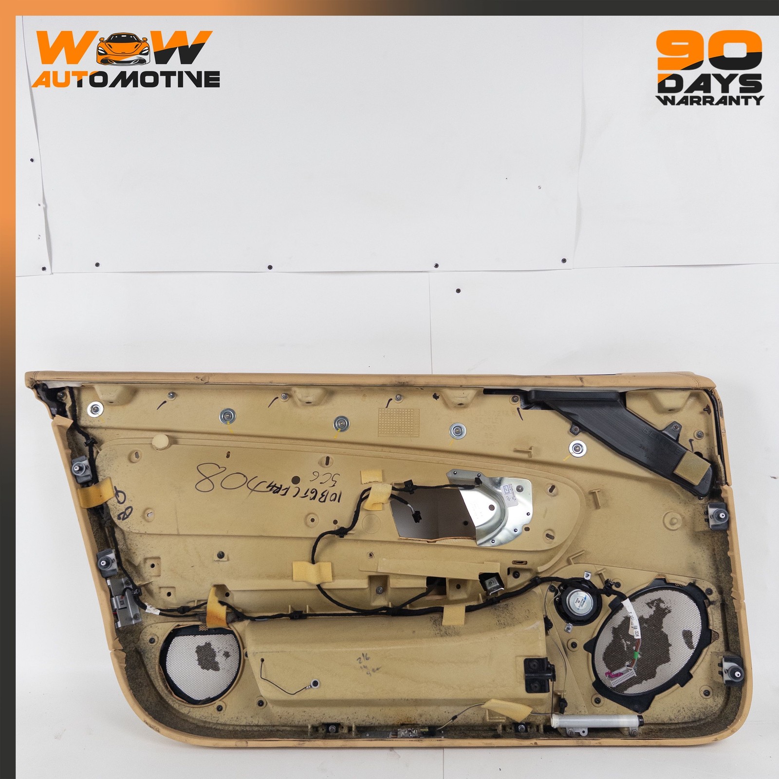 07-13 BENTLEY CONTINENTAL GTC FRONT RIGHT PASSENGER SIDE INTERIOR DOOR PANEL OEM