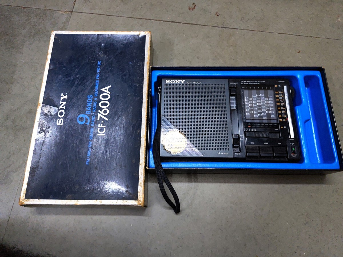 Sony ICF-SW 7600A Shortwave Radio | Boxed | Tested Working