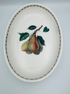 Queen's Hooker's Fruit Pears Large Oval Baking Dish Casserole 9x13