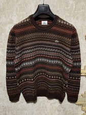Vintage Lacoste Wool Multicolor Patterned Sweater Size Tag 4