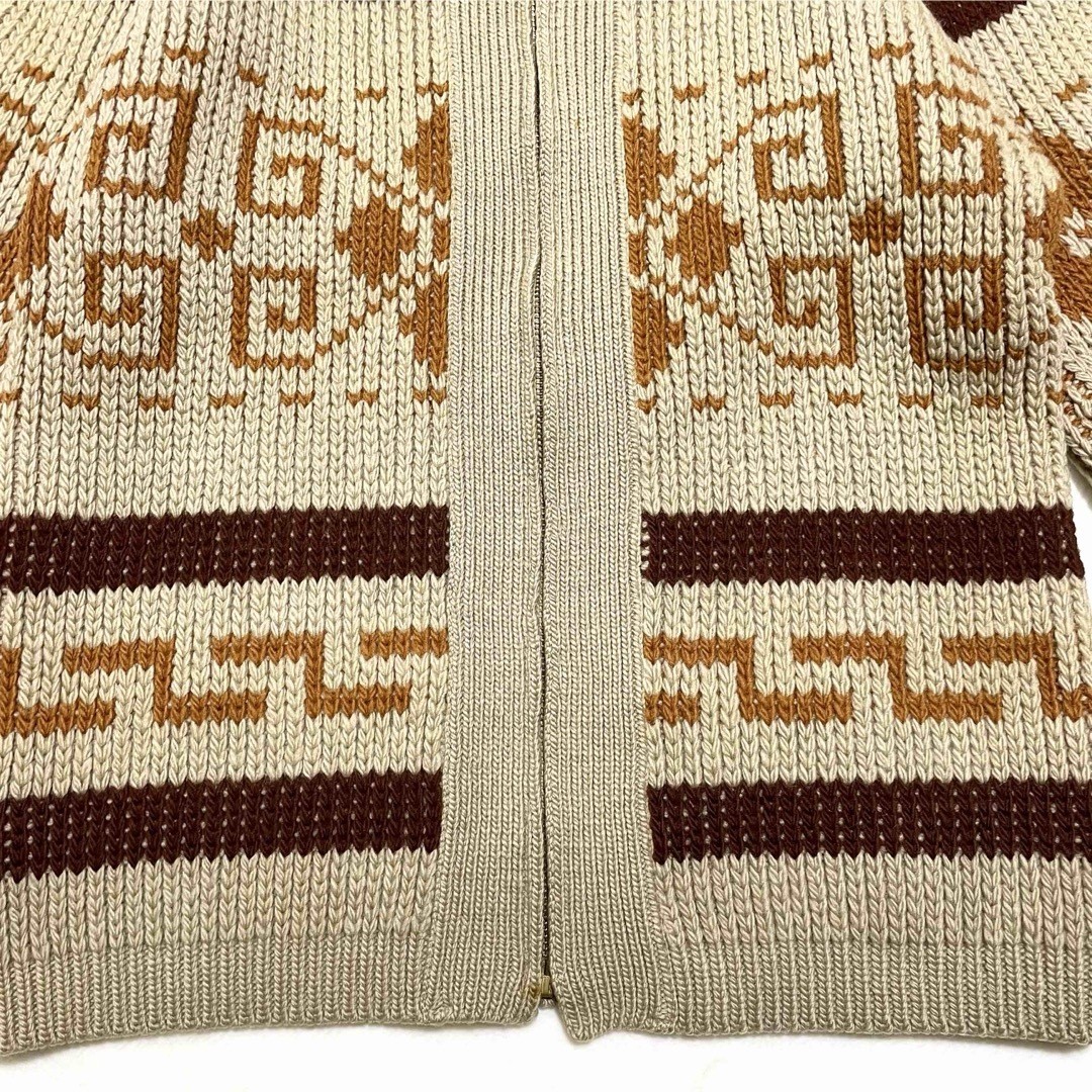 70S 80S Pendleton Native Pattern Cowichan Knit Me… - image 9