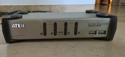 ATEN CS1734a KVM Umschalter, 4x USB, VGA Monitor, 2x Audio, 4 PCS