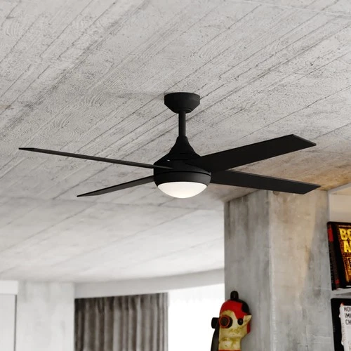 Vaxcel Lighting F0125 52" 4 Blade Indoor LED Ceiling Fan - Black - Picture 9 of 12